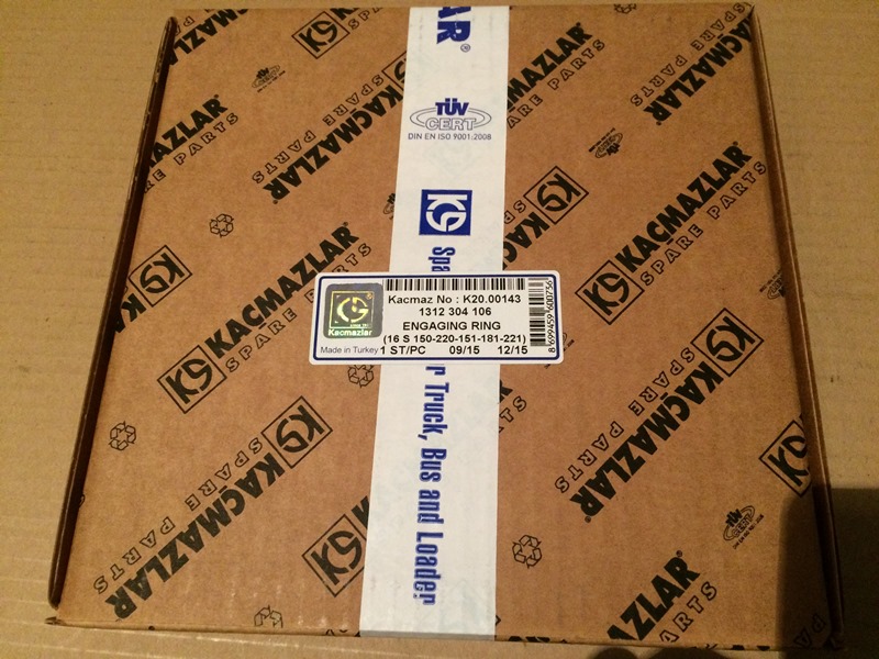 ПОЛУМУФТА СИНХРОНИЗАТОРА ПЕРВОЙ ВТОРОЙ ПЕРЕДАЧИ (ER)